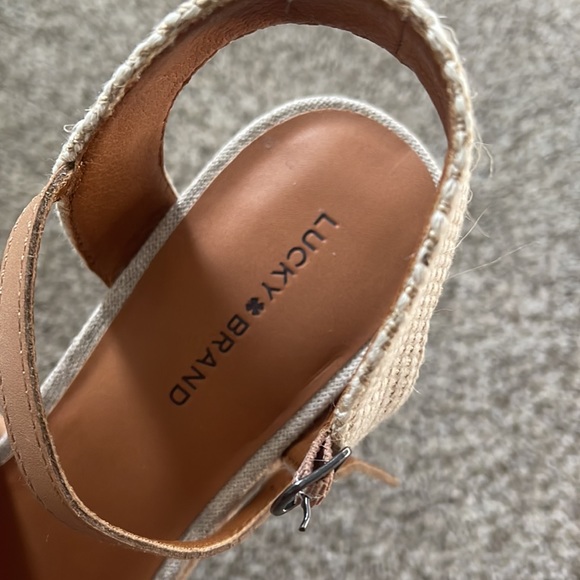 New Lucky Brand Maeylee Wedge sandals size 10 - Picture 6 of 6